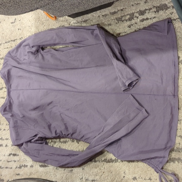 Lululemon Cinch It Long Sleeve Dusky Lavender - Picture 10 of 11